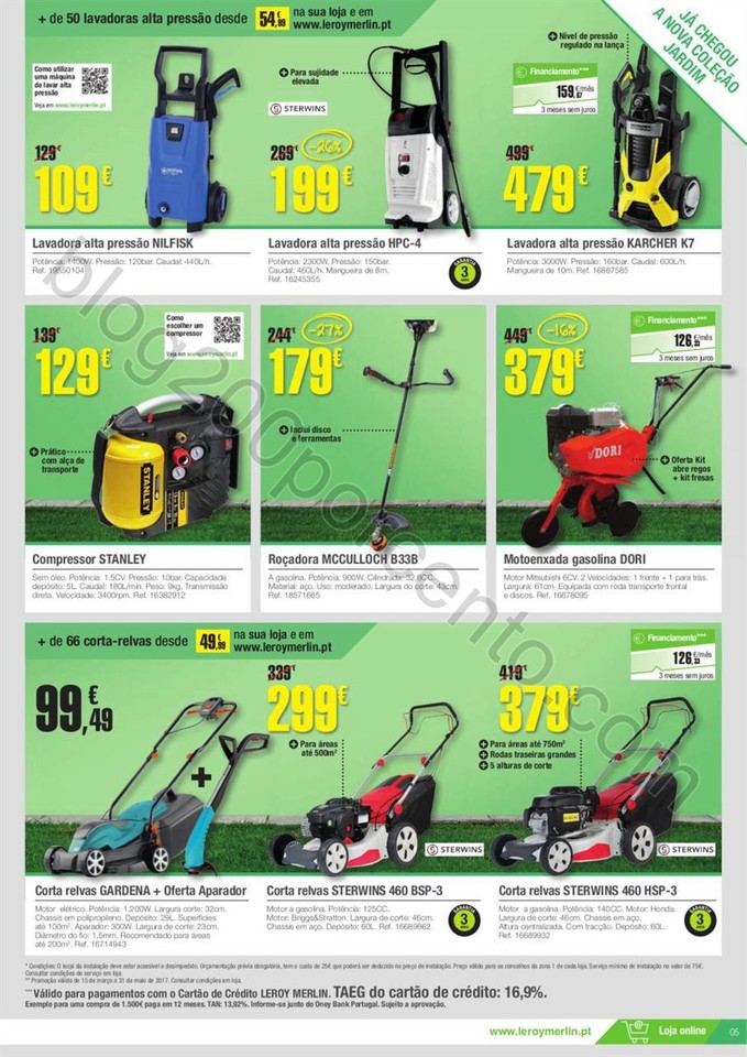 Novo Folheto LEROY MERLIN Promoções de 31 março