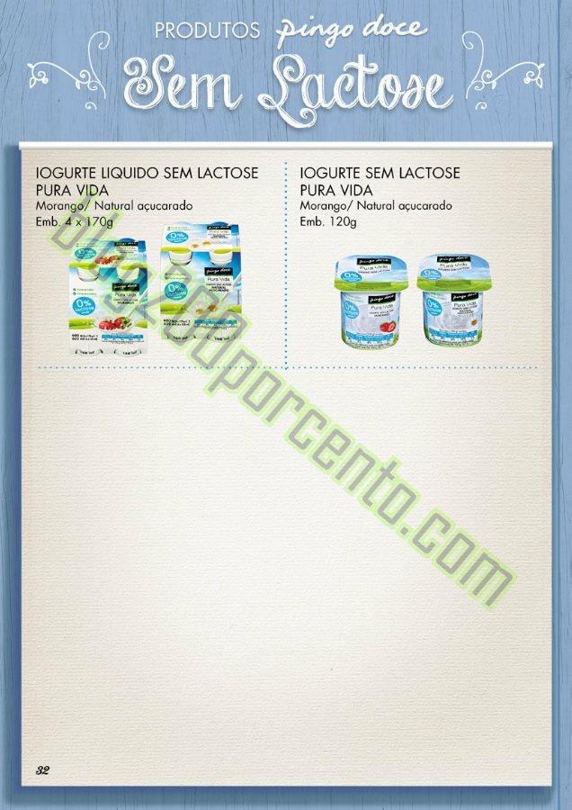 Novo Catálogo PINGO DOCE Sem Leite e Lactose 2016