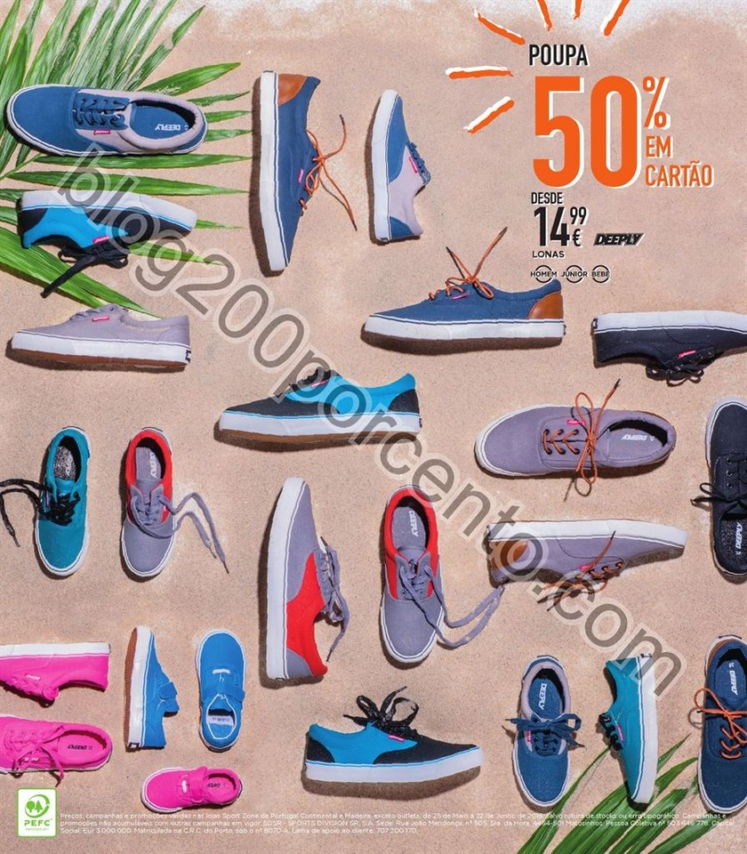 Antevisão Folheto SPORT ZONE Moda Verão de 25 ma