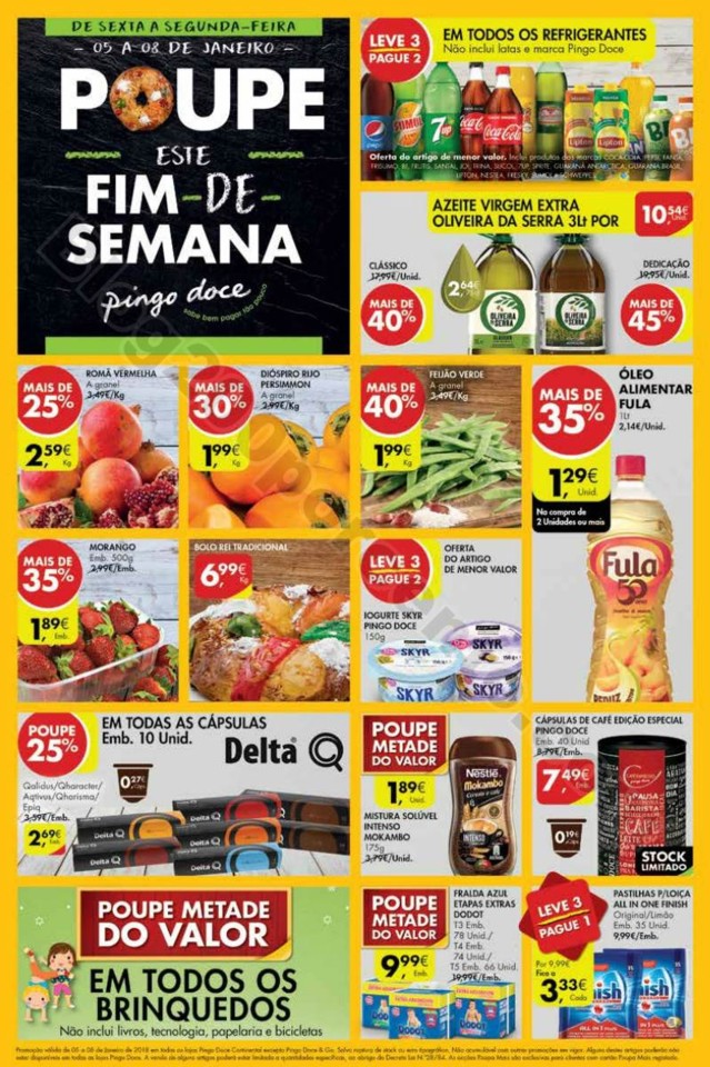 Antevisão Folheto PINGO DOCE Fim de semana promo