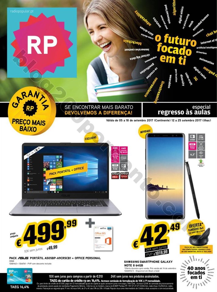 Antevisão Folheto RADIO POPULAR Promoções de 5 