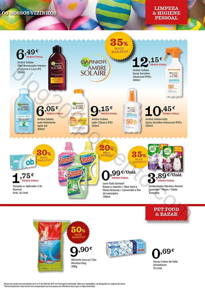 Antevisão Folheto AMANHECER Páscoa Promoções d