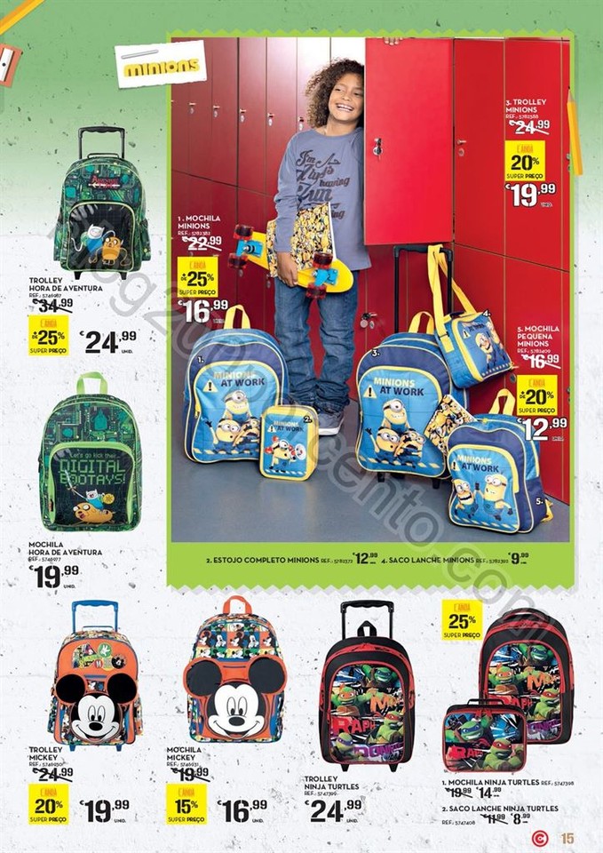 Antevisão Folheto CONTINENTE Regresso às aulas d