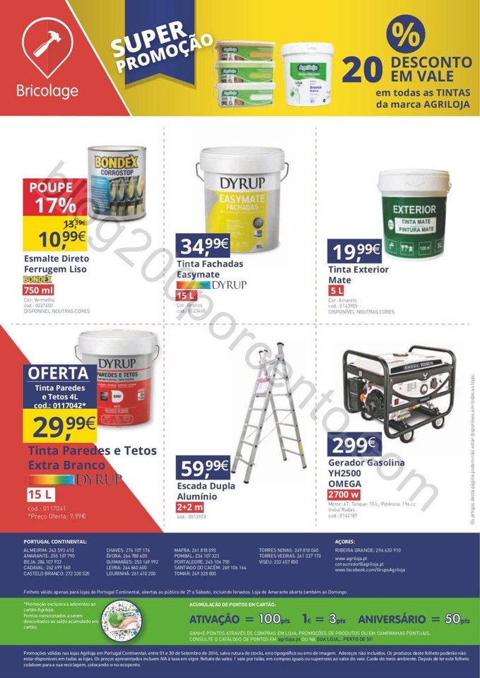 Antevisão Folheto AGRILOJA Promoções de 1 a 30 