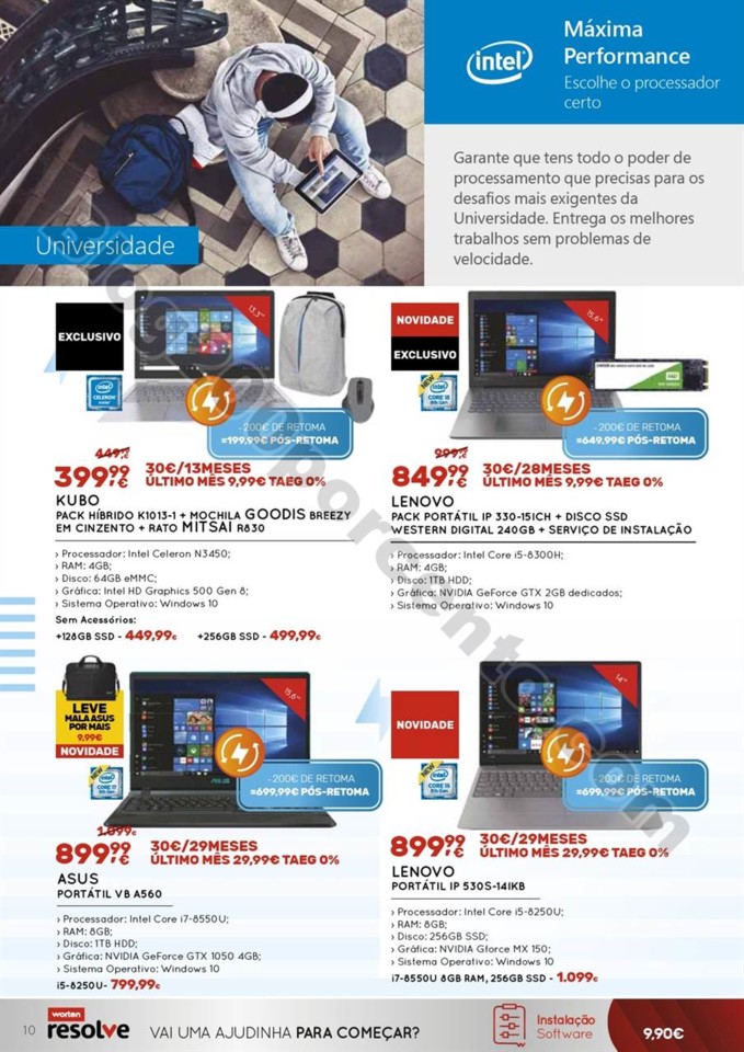 Antevisão Folheto WORTEN Regresso às aulas promo