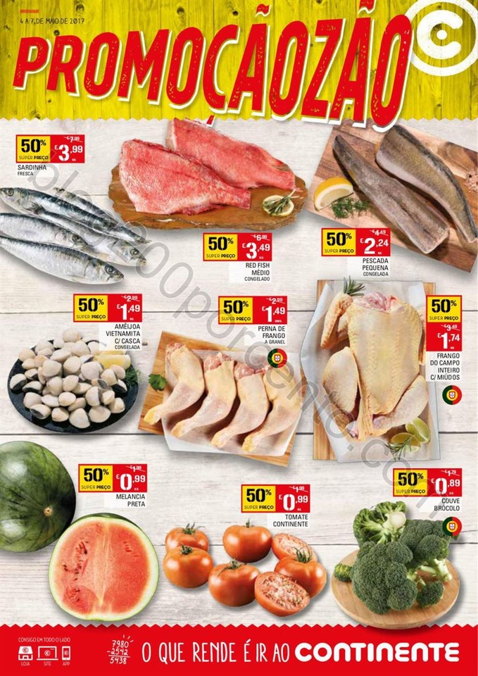 Antevisão Folheto CONTINENTE Fim de semana promo