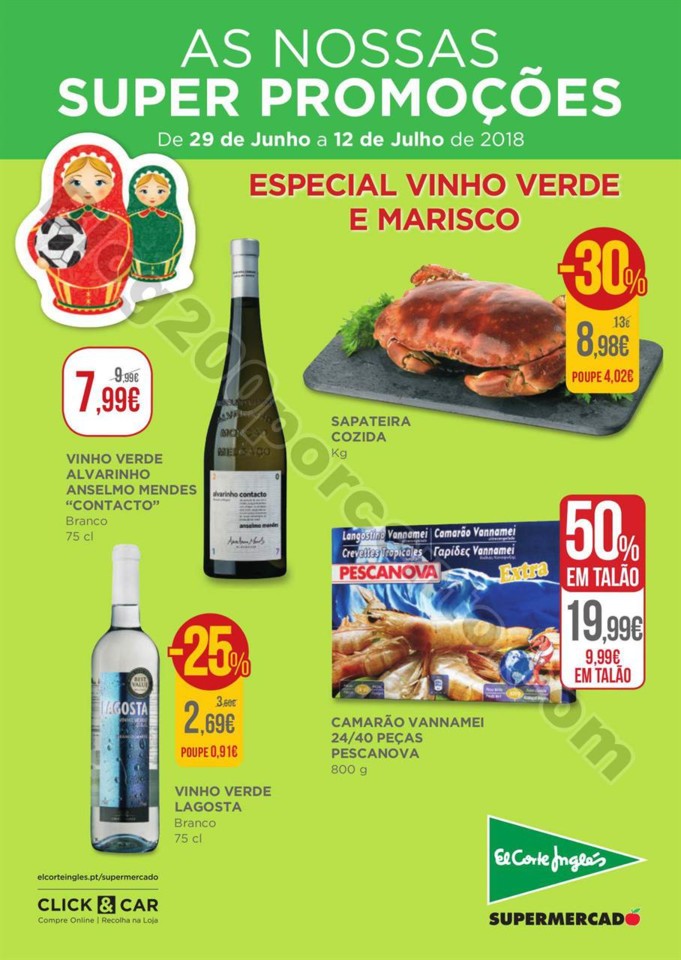 Antevisão Folheto EL CORTE INGLÉS Promoções de