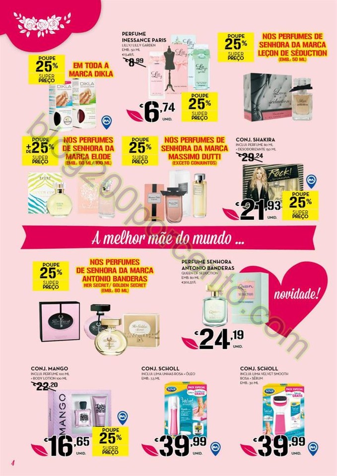 Antevisão Folheto CONTINENTE Especial dia da Mãe