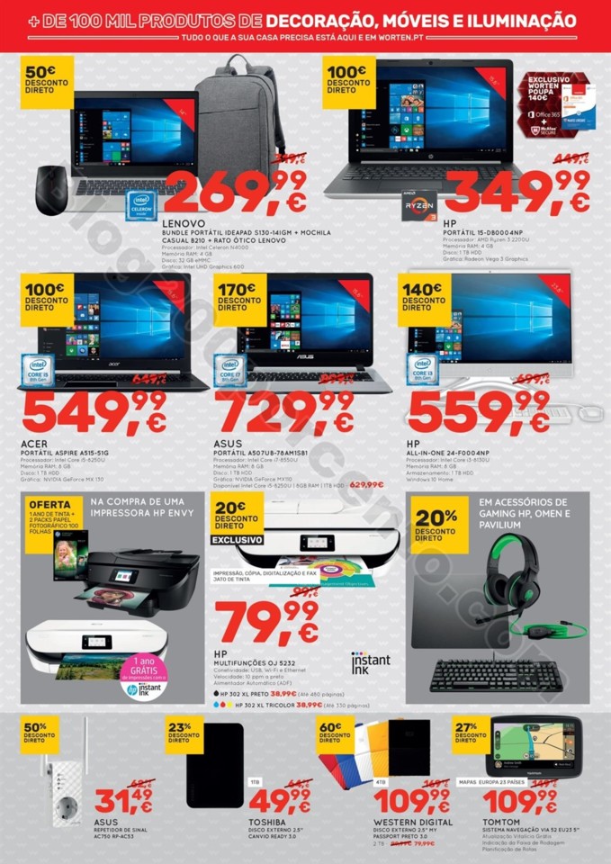 Antevisão Folheto WORTEN Dia da Mãe - Promoçõe