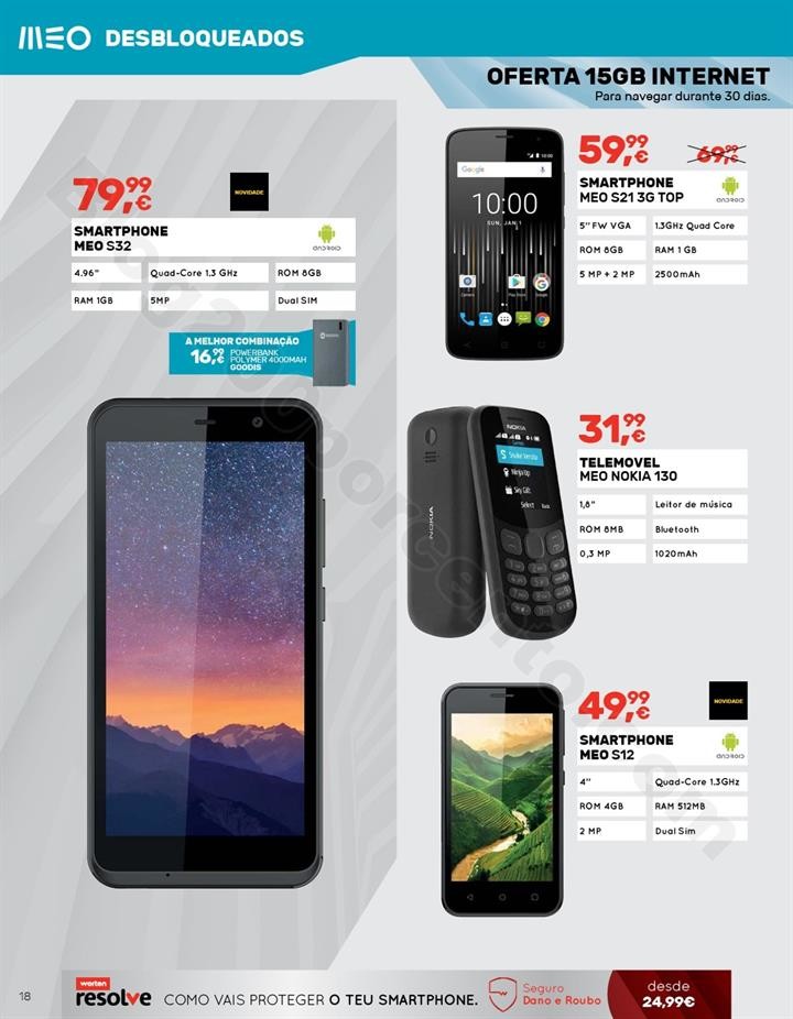 Antevisão Folheto WORTEN Mobile Promoções de 3 