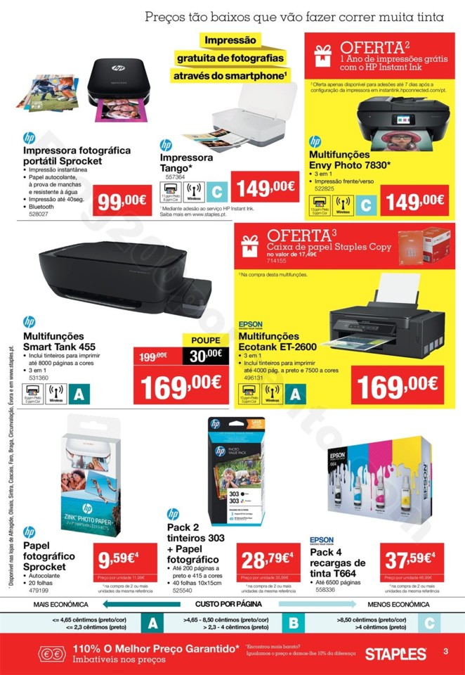 Antevisão Folheto STAPLES Promoções de 26 març