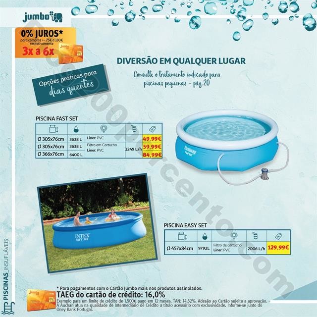 Antevisão Folheto JUMBO Especial Piscinas Promoç