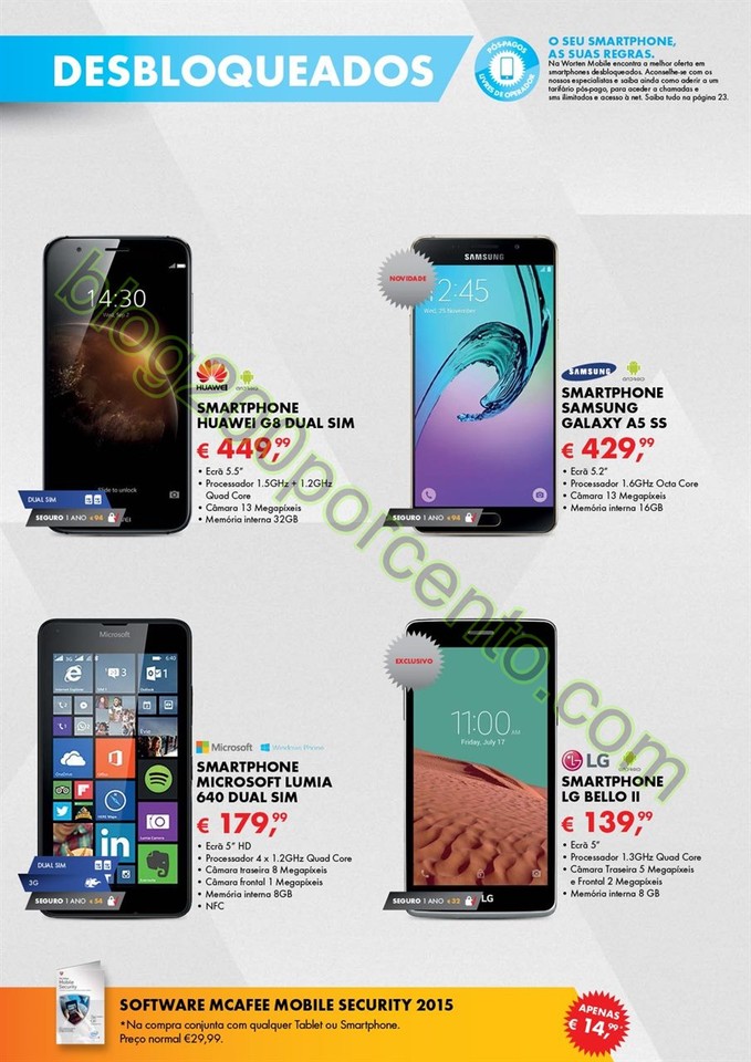 Antevisão Folheto WORTEN Mobile de 4 fevereiro a 