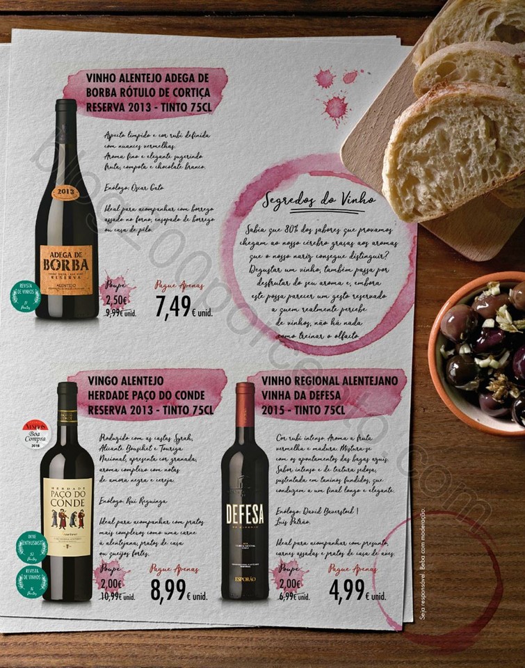 Novo Folheto PINGO DOCE Vinhos &amp; Sabores promoçõ