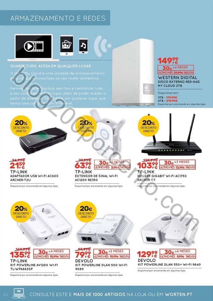 Novo Folheto WORTEN Tecnologia promoções de 6 a 