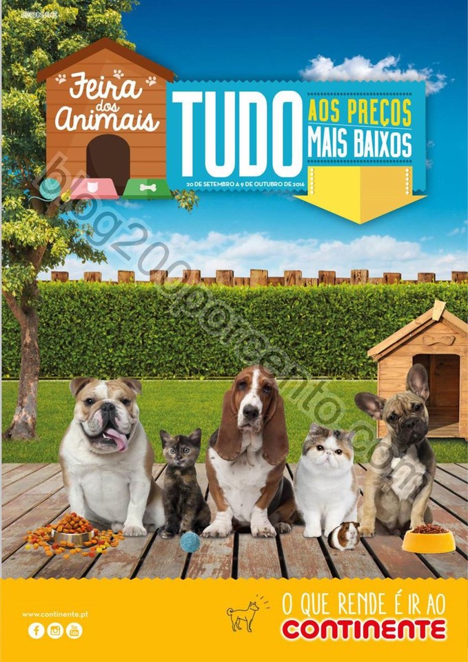 Antevisão Folheto CONTINENTE Feira animal de 20 s