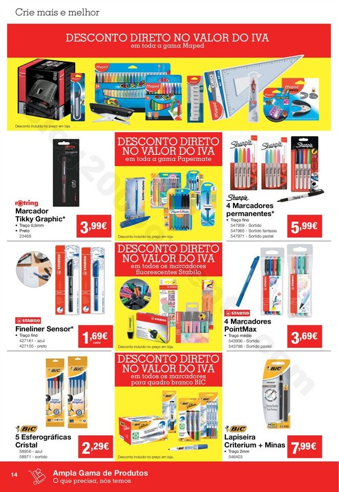Antevisão Folheto STAPLES Promoções de 5 a 20 m