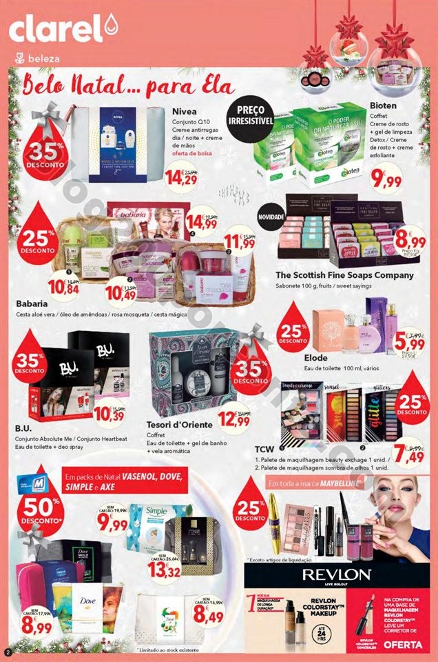 Antevisão Folheto CLAREL Promoções de 22 novemb