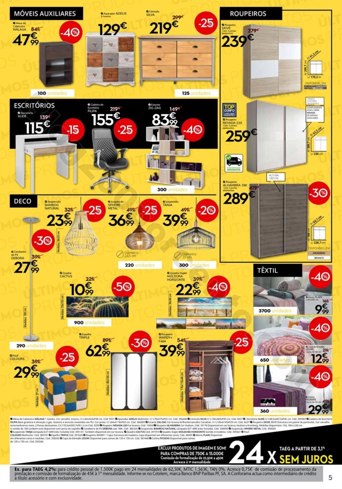 Antevisão Folheto CONFORAMA Promoções de 25 abr