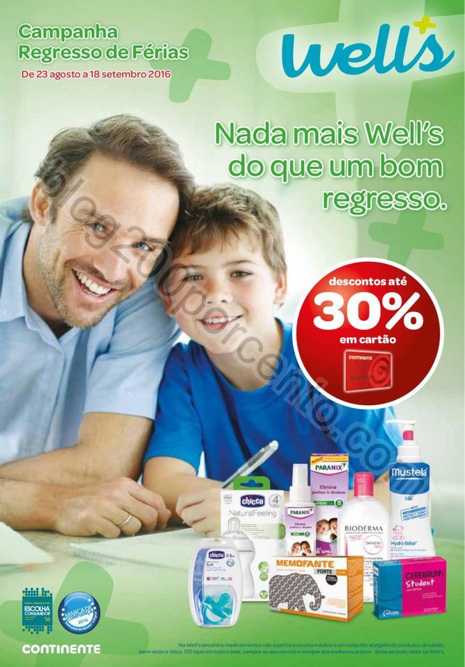 Antevisão Folheto WELLS Promoções de 23 agosto 
