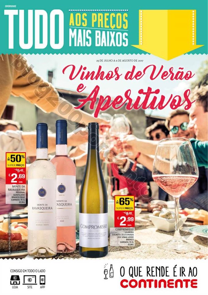 Antevisão Folheto CONTINENTE Vinhos e aperitivos 
