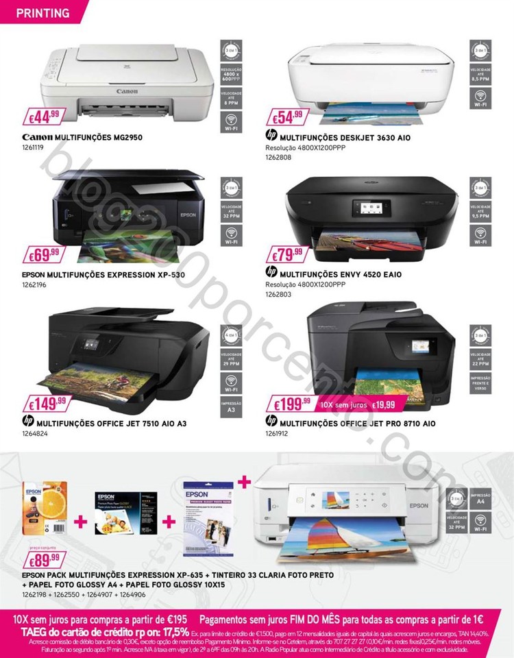 Novo Folheto RADIO POPULAR Regresso às aulas de 2