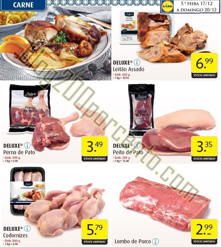 Antevisão Folheto LIDL Promoções de 17 a 20 dez