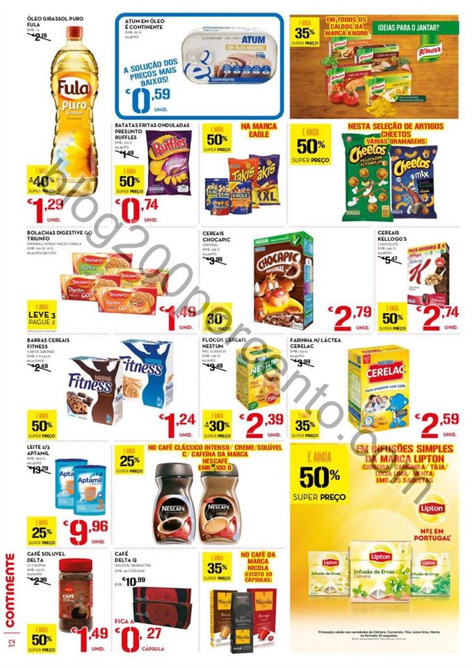 Antevisão Folheto CONTINENTE - MODELO Madeira pro