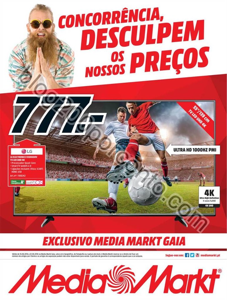 Novo Folheto MEDIA MARKT Gaia promoções 16 a 22 