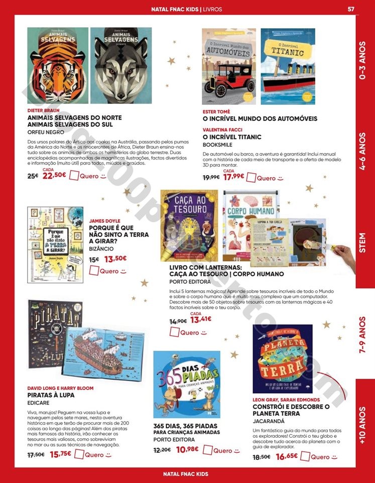Antevisão Folheto FNAC Natal Kids Promoções de 