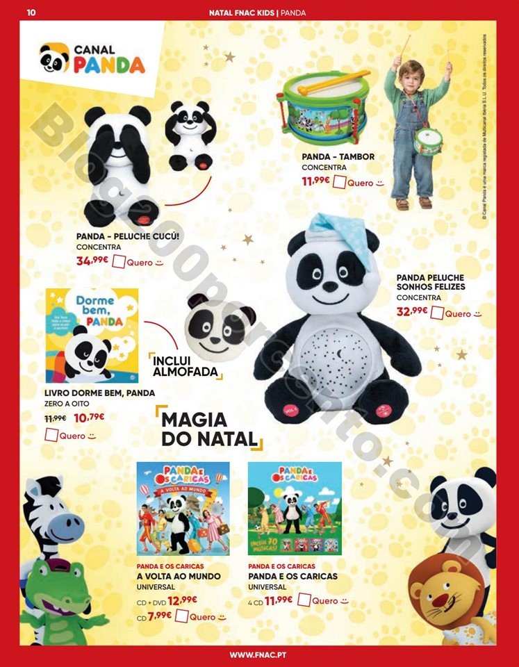 Antevisão Folheto FNAC Natal Kids Promoções de 