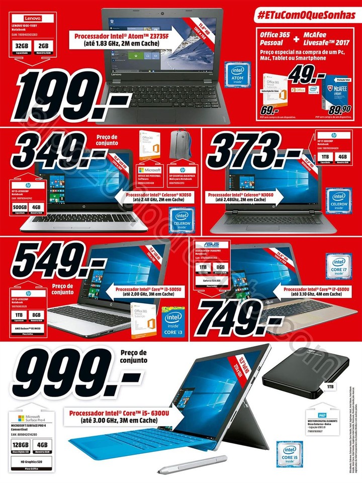 Antevisão Folheto MEDIA MARKT Promoções de 1 a 