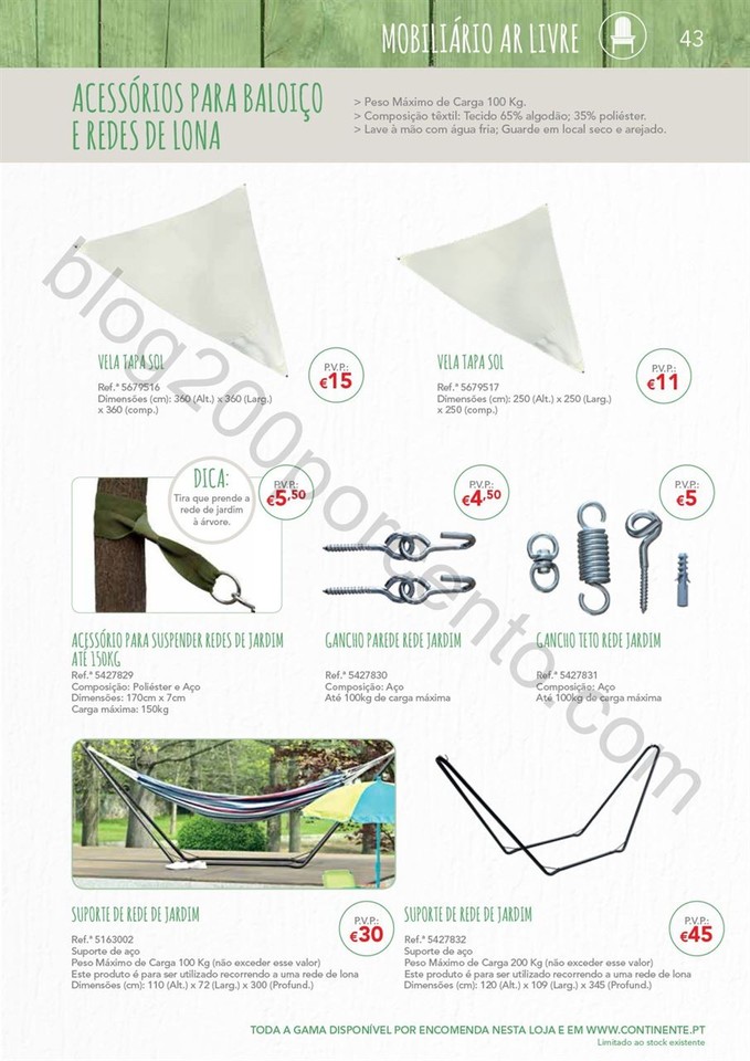 Novo Folheto CONTINENTE Ar Livre até 15 agosto p4