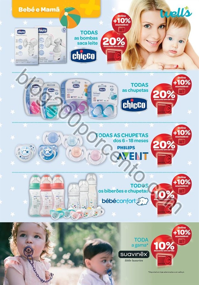 Novo Folheto WELLS promoções de 26 julho a 22 ag