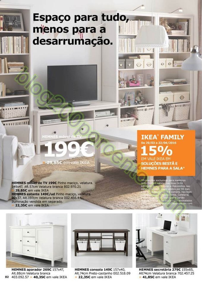 Antevisão Folheto IKEA Promoções de 29 março a