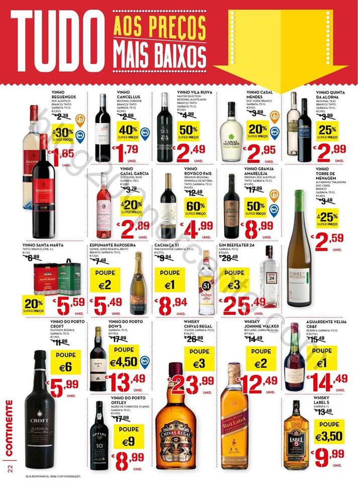 Antevisão Folheto CONTINENTE Promoções de 16 a 