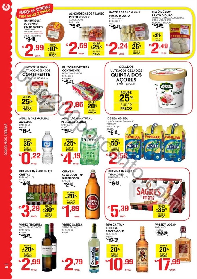 Antevisão Folheto CONTINENTE - MODELO Açores de 