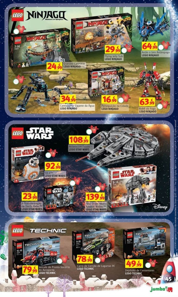 Antevisão Folheto JUMBO Brinquedos Natal promoç