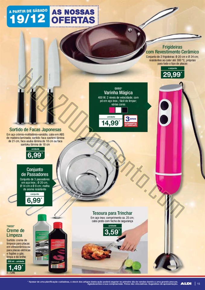 Antevisão folheto ALDI Promoções a partir de 16