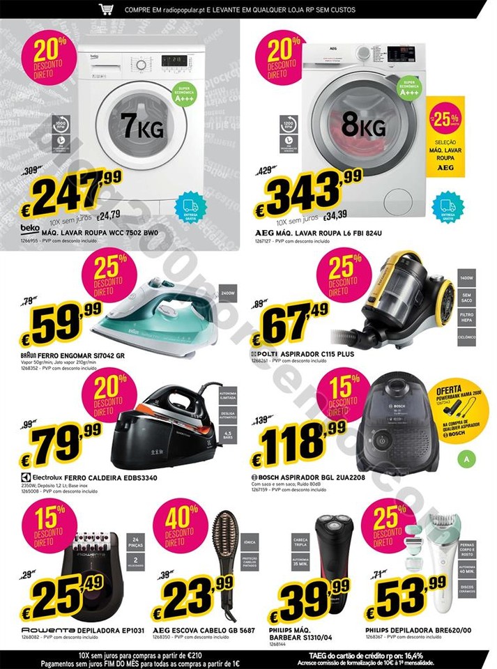 Antevisão Folheto RADIO POPULAR Promoções de 22