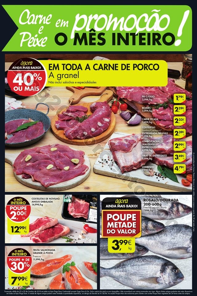 A nao perder fim de semana pingo doce 25 a 29 outu