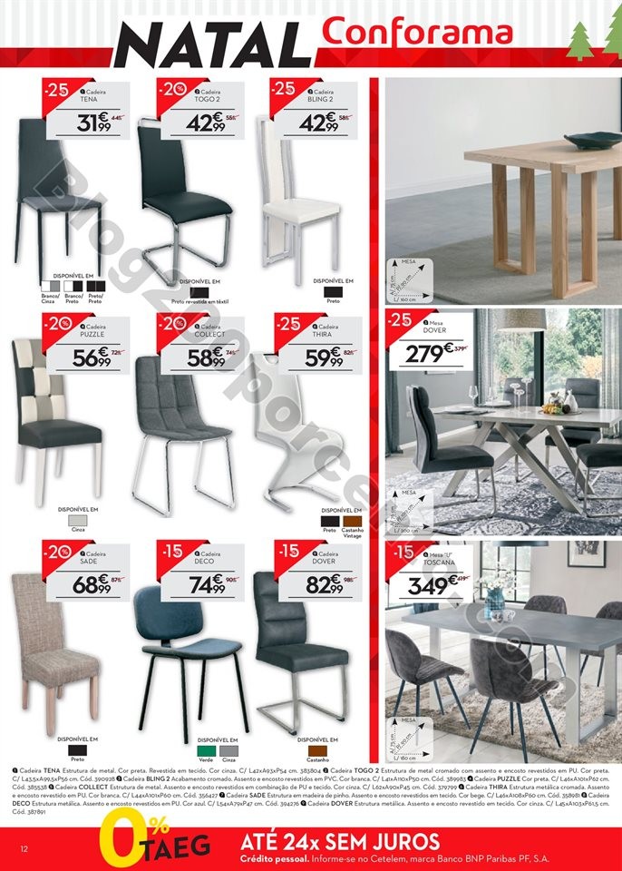 Antevisão Folheto CONFORAMA Natal promoções at