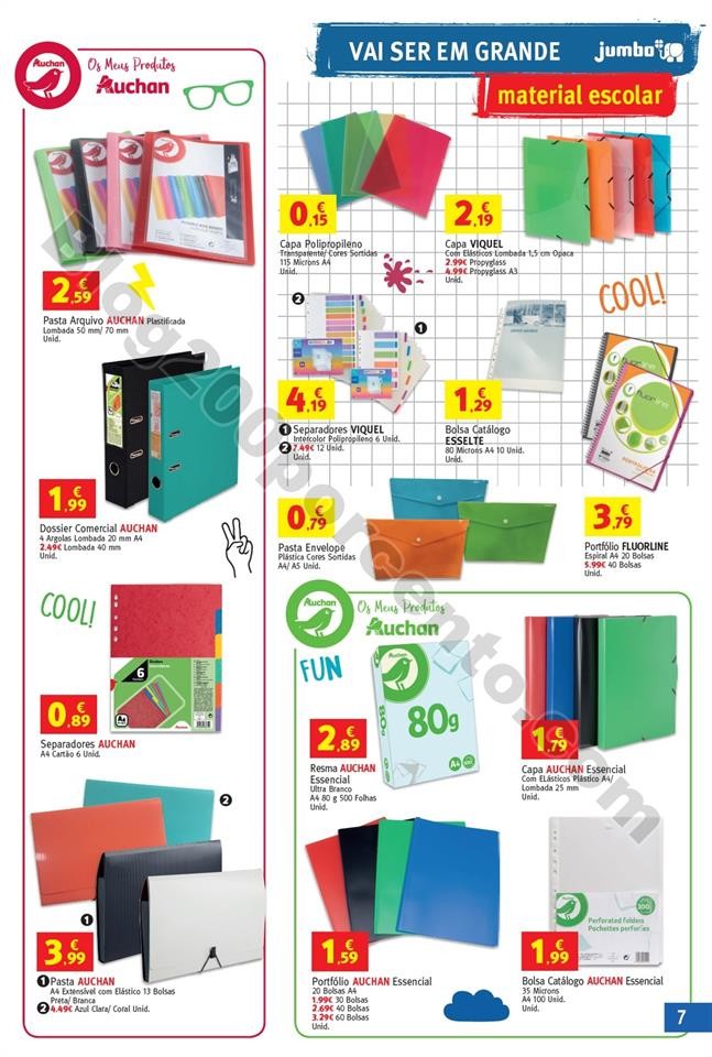 Antevisão Folheto JUMBO Regresso às aulas + Prom