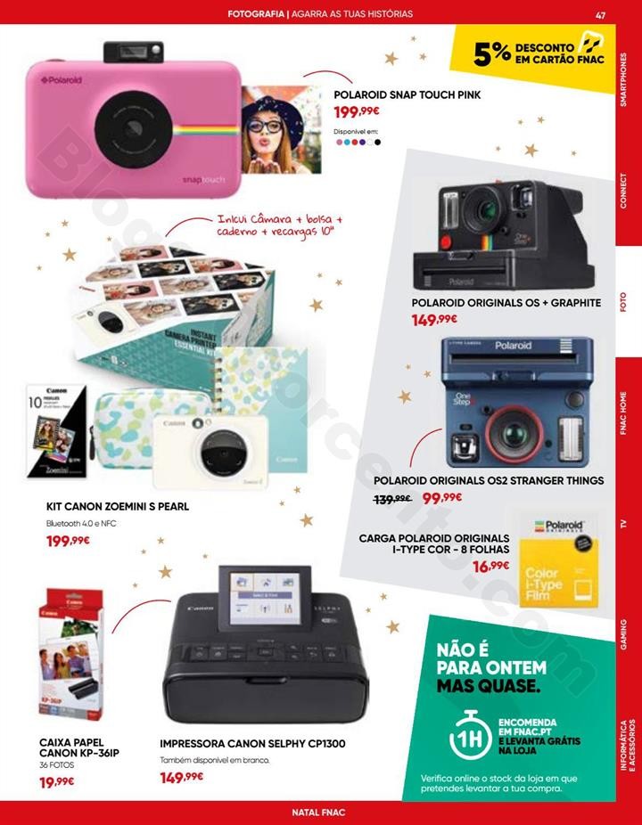 Antevisão Folheto FNAC Natal Tecnologia Promoçõ