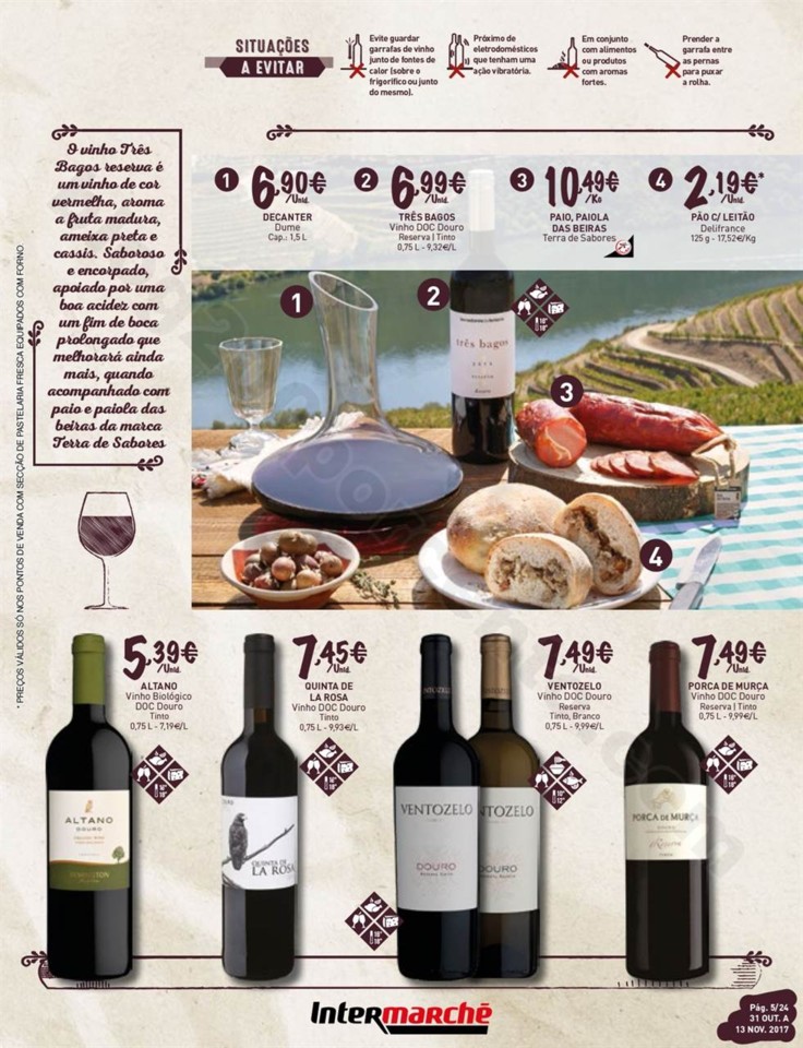 Antevisão Folheto INTERMARCHÉ Vinhos promoções