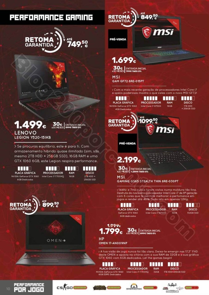 Antevisão Folheto WORTEN Gaming promoções de 26