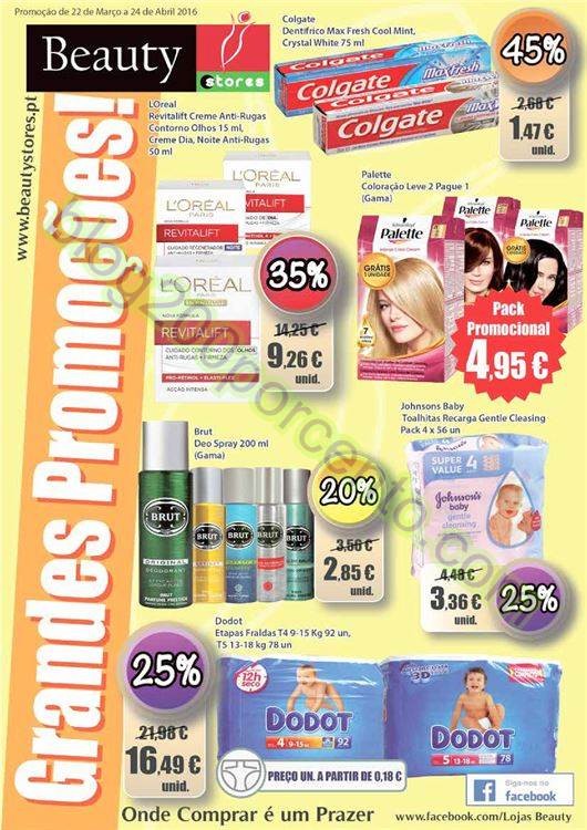 Antevisão Folheto BEAUTY STORES promoções 22 ma