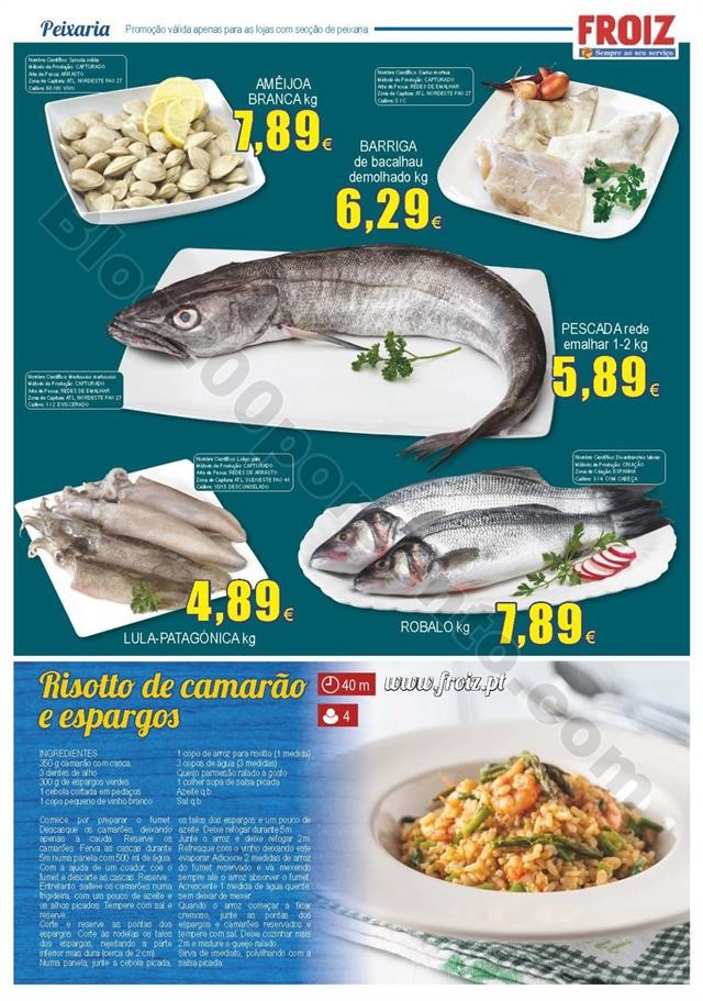 Antevisão Folheto FROIZ Promoções de 16 maio a 