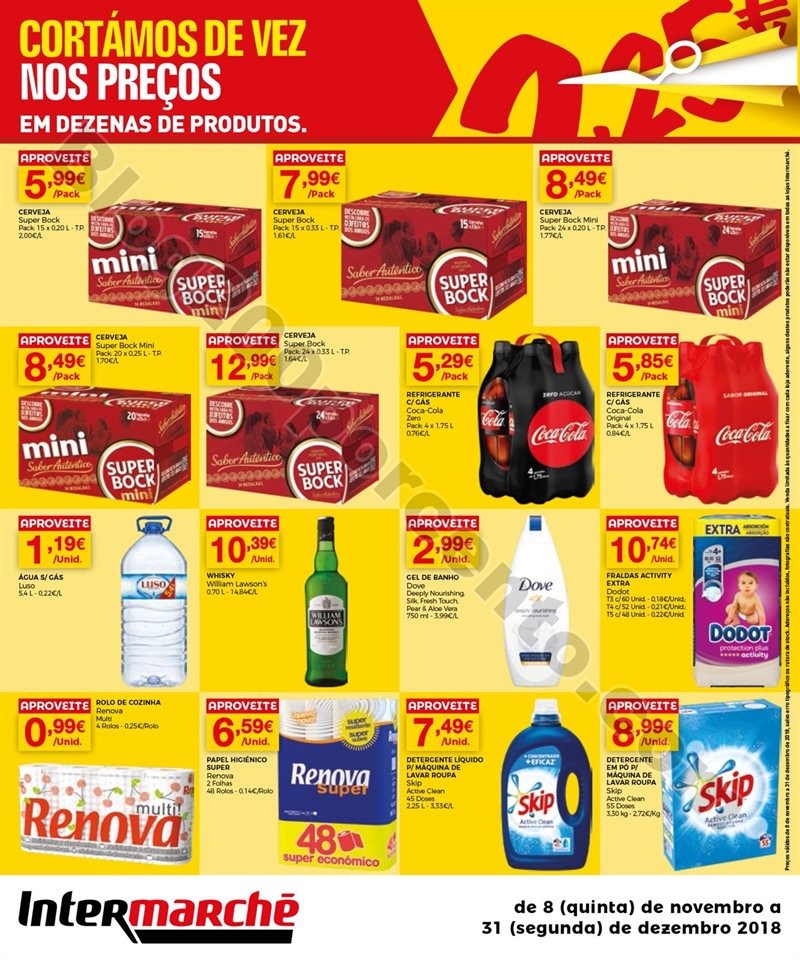 BAIXA PRECOS INTERMARCHE 8 NOVEMBRO A 31 DEZEMBRO 