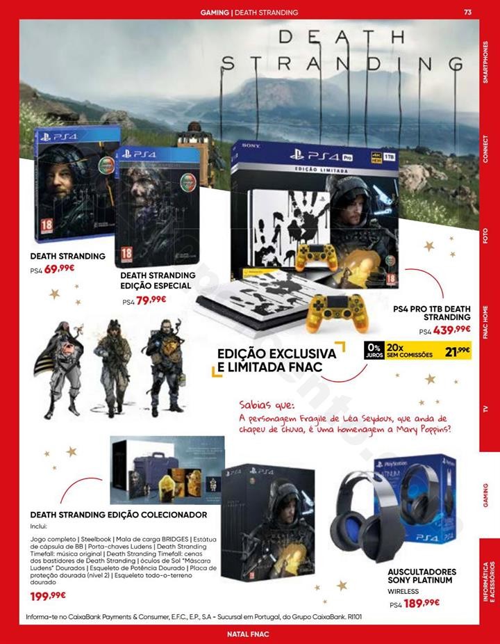 Antevisão Folheto FNAC Natal Tecnologia Promoçõ